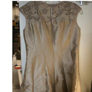 NWT Women's Lafayette 148 New York Tan Dress Size 2